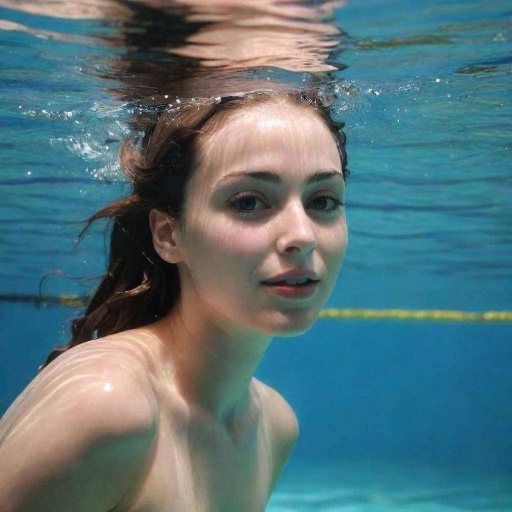 ai amazing detailed For me I like to swim This helps me because when Im in the water I feel like my worries are not there a