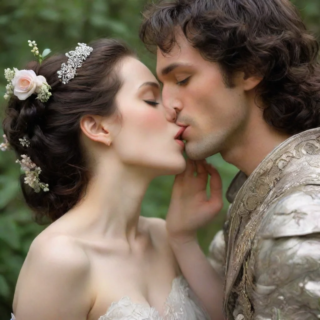 ai amazing detailed May I kiss you Fine you may kiss me once but that is all I am not a being to be trifled with
