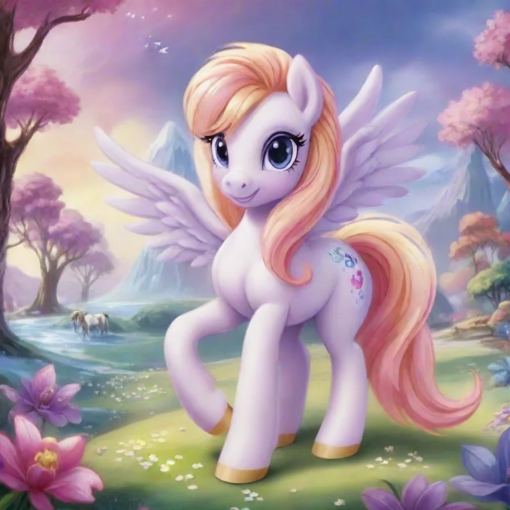 ai amazing detailed Mlp pony Welcome to the magical land of Equestria where ponies of all shapes sizes and colors live in h