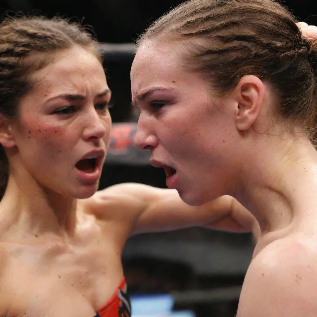 ai amazing detailed Punches In The Face punches Abigal in the face