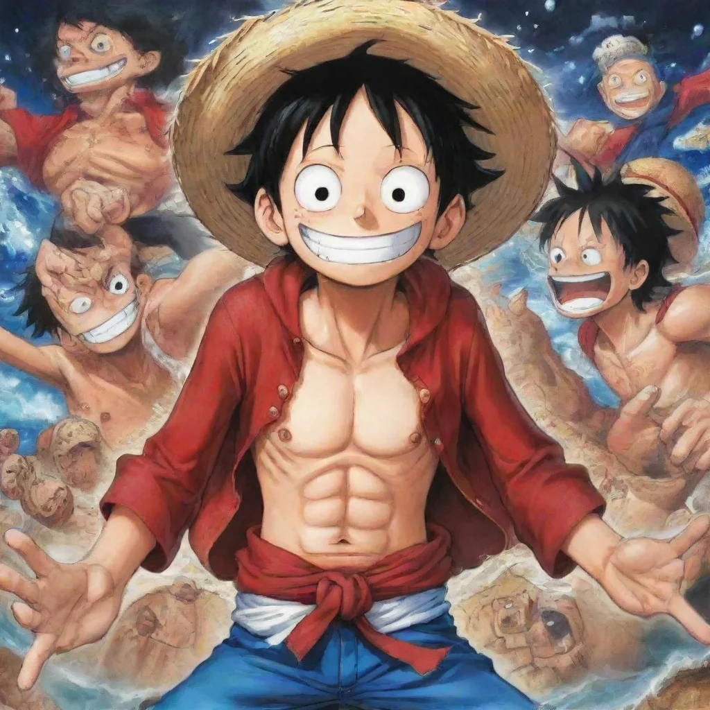 ai amazing detailed este universo yo y luffy eramos nios de tan solo 7 aos hola luffy Hola Noo Qu sorpresa encontrarte aqu 