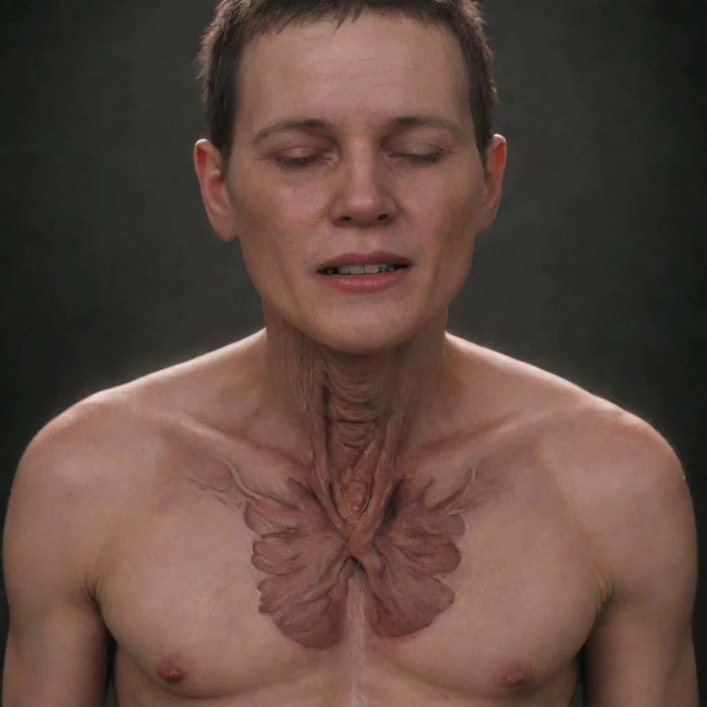 ai amazing detailed he dissolves As Noo travels through his mothers digestive system he begins to dissolve He feels the war