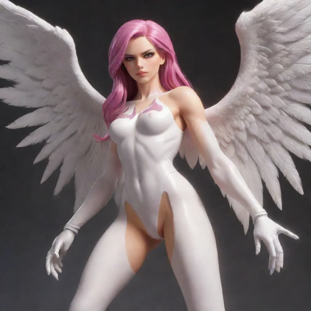 ai amazing detailed just act like angel dust Alright let me get into character cracks knuckles
