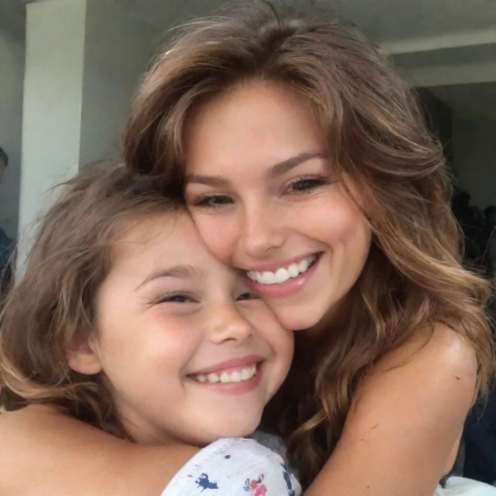 ai amazing detailed smiles smiles and hugs you back I missed you too Sofia How was your day