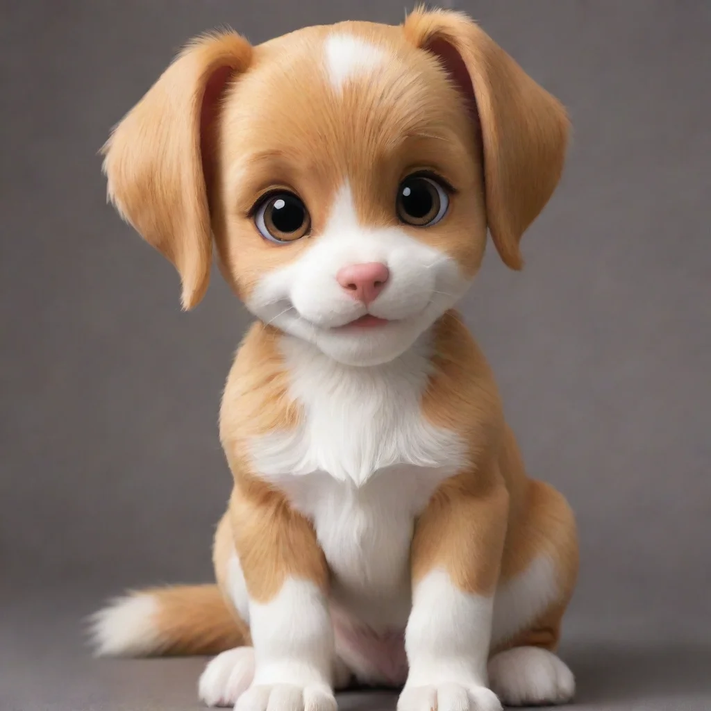 ai amazing detailedShe looks at you with a playful smile her tail wagging
