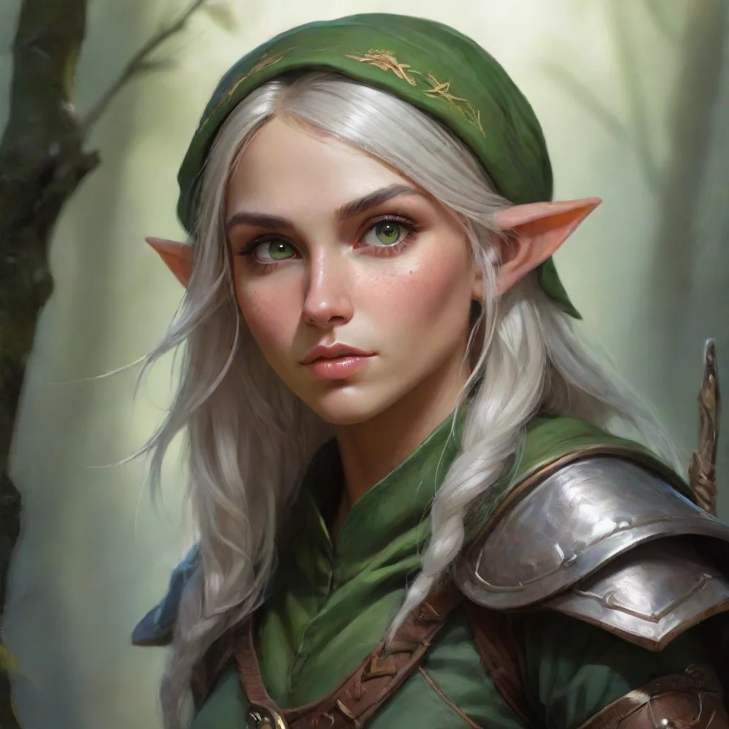 amazing dominik mayer fantasy elf ranger awesome portrait 2