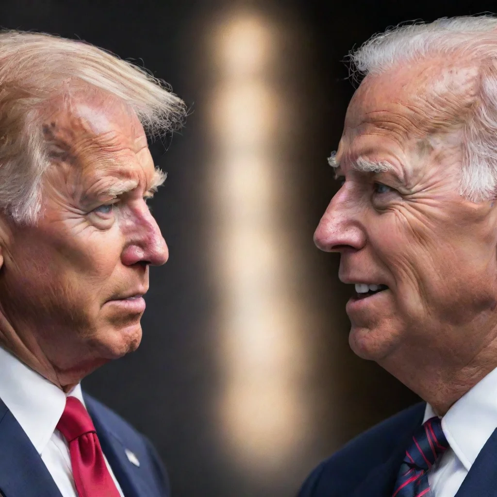 ai amazing donald trump vs joe biden awesome portrait 2