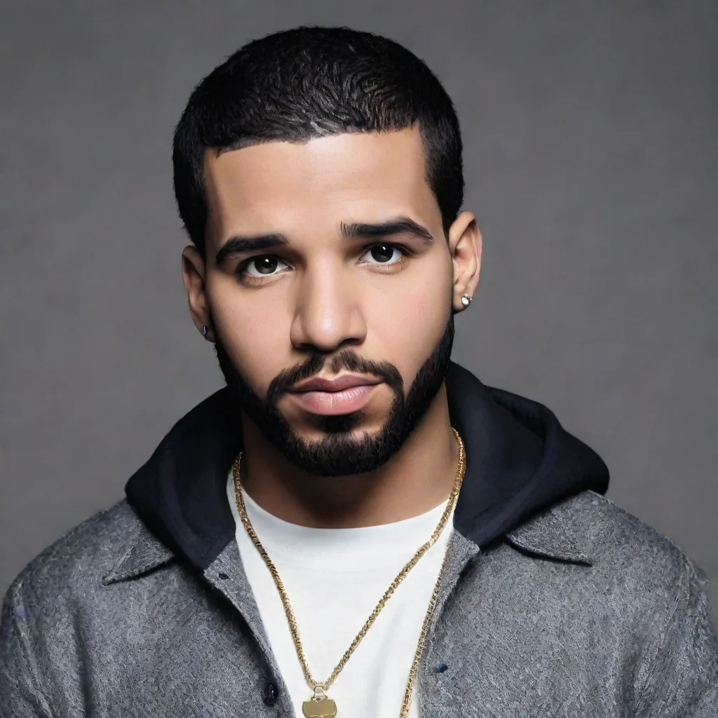 ai amazing drake the rapper awesome portrait 2
