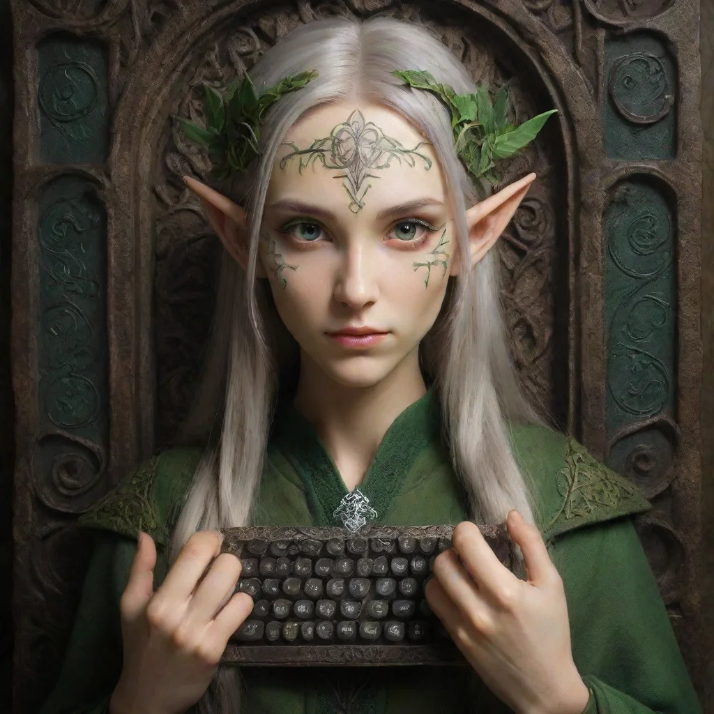 ai amazing elvish keyboard awesome portrait 2