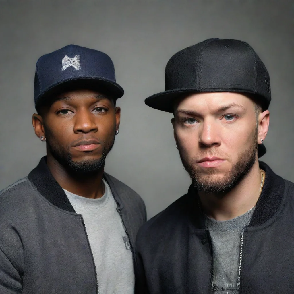ai amazing eminem and 50 cent awesome portrait 2