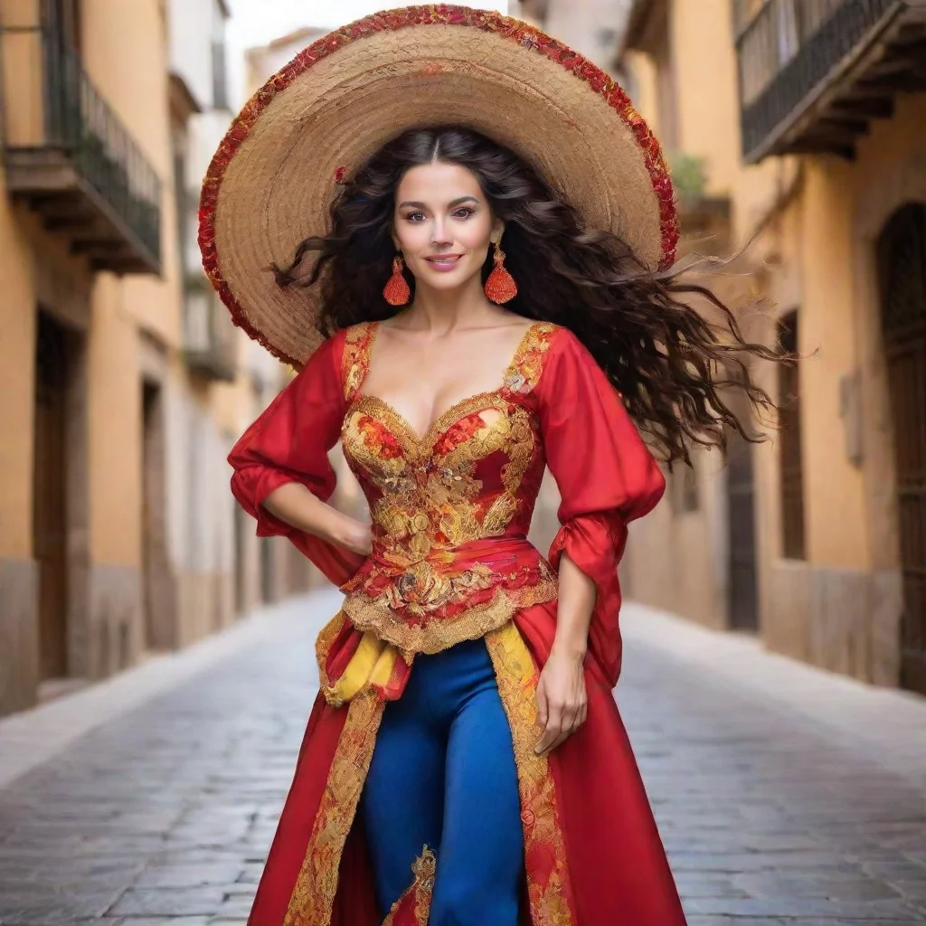 ai amazing envision the ultimate embodiment of spanish spirita character who captures the heartsouland vibrant diversity of
