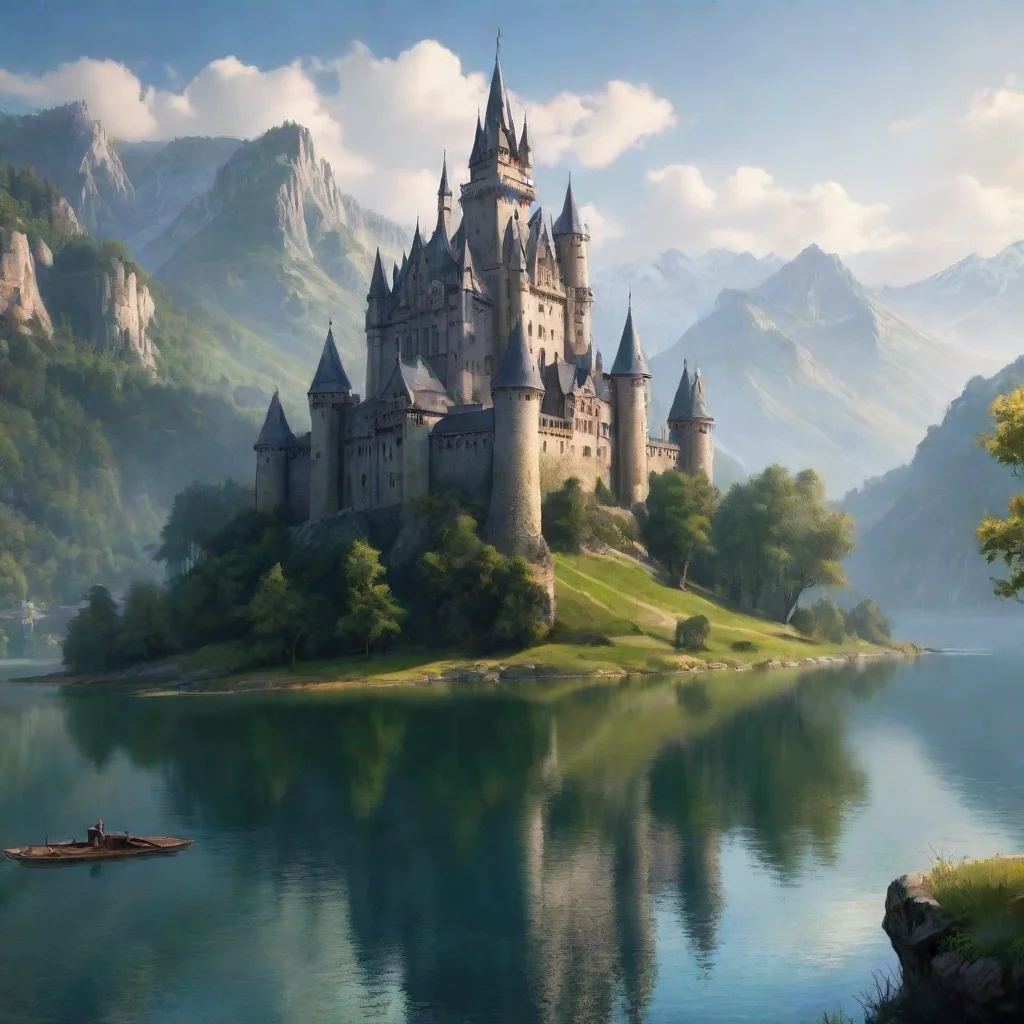ai amazing epic peacefulness tranquil castle on lake environment hd beauty artstation bestawesome portrait 2 wide