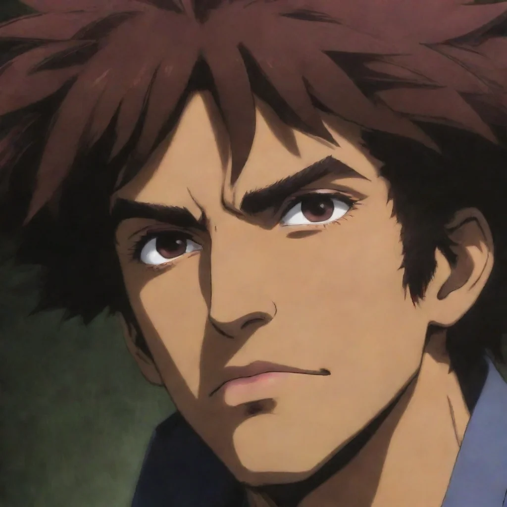 ai amazing epic strong close up cowboy bebop thick hair man beautiful hd anime ghibli strong gritty environment best qualit