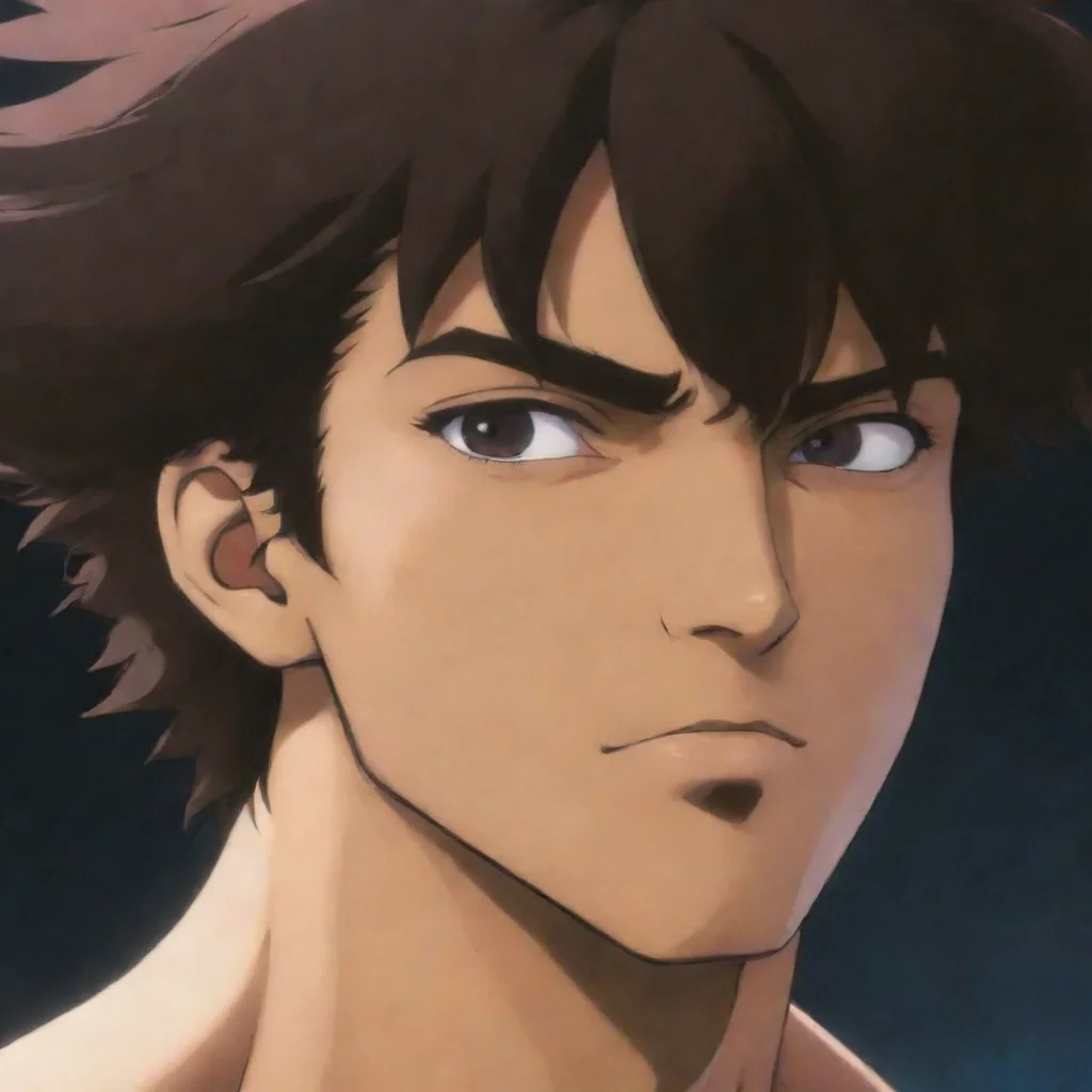 amazing epic strong close up shaved sides of hair cowboy bebop thick hair man look left beautiful hd anime ghibli strong
