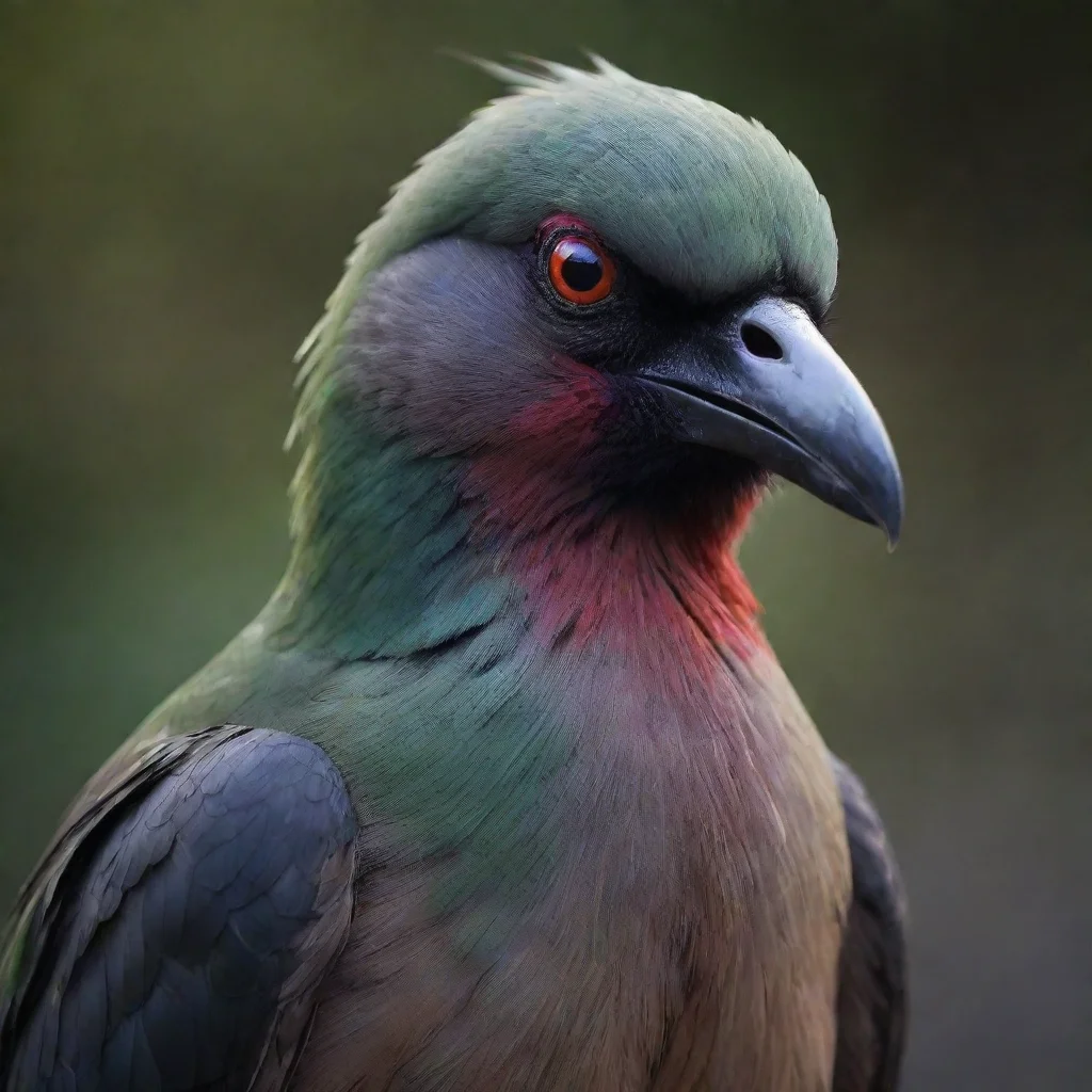 ai amazing evil bird awesome portrait 2