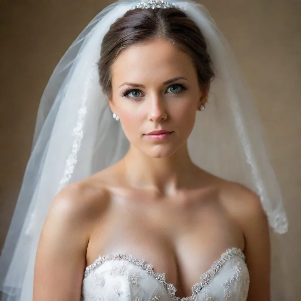 ai amazing exposed bride awesome portrait 2