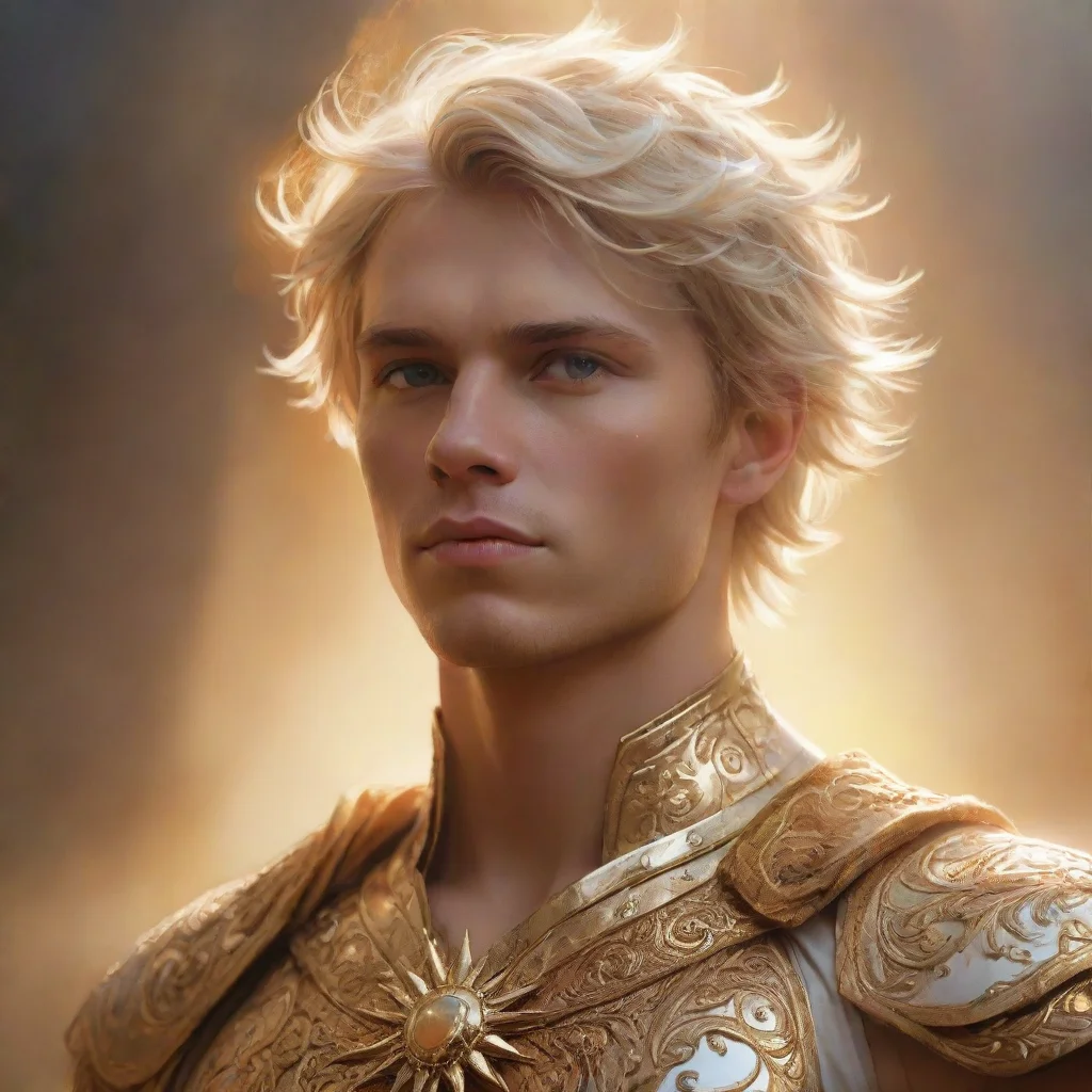 amazing fantasy art blonde man short hair god sun king beauty grace amazing awesome portrait 2 awesome portrait 2