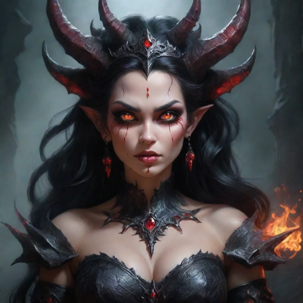 ai amazing fantasy princess demon awesome portrait 2