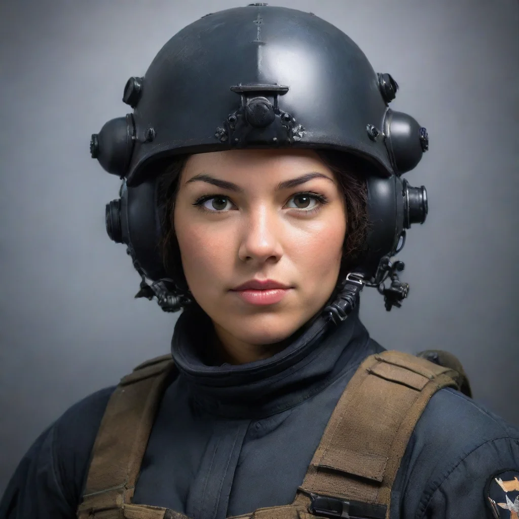 ai amazing female helldiver awesome portrait 2