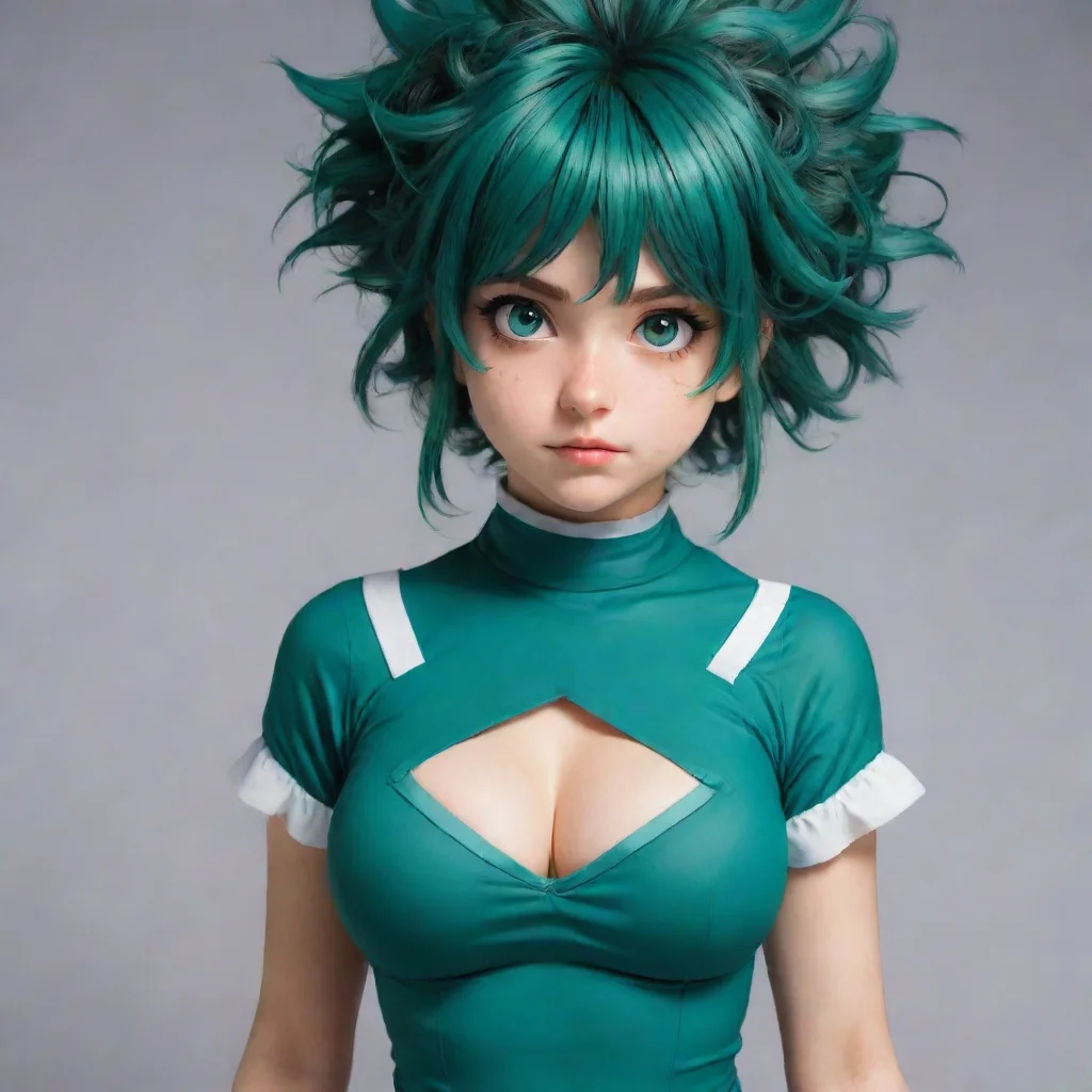 ai amazing female izuku midoriya turned into a bimbo awesome portrait 2
