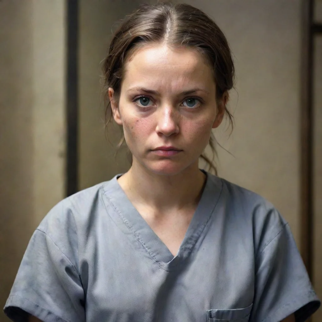 ai amazing female prisoner awesome portrait 2 tall