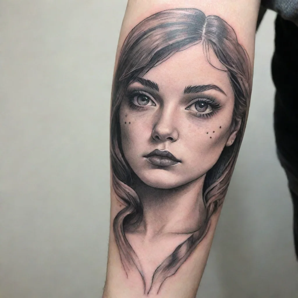  amazing fine line tattoo awesome portrait 2