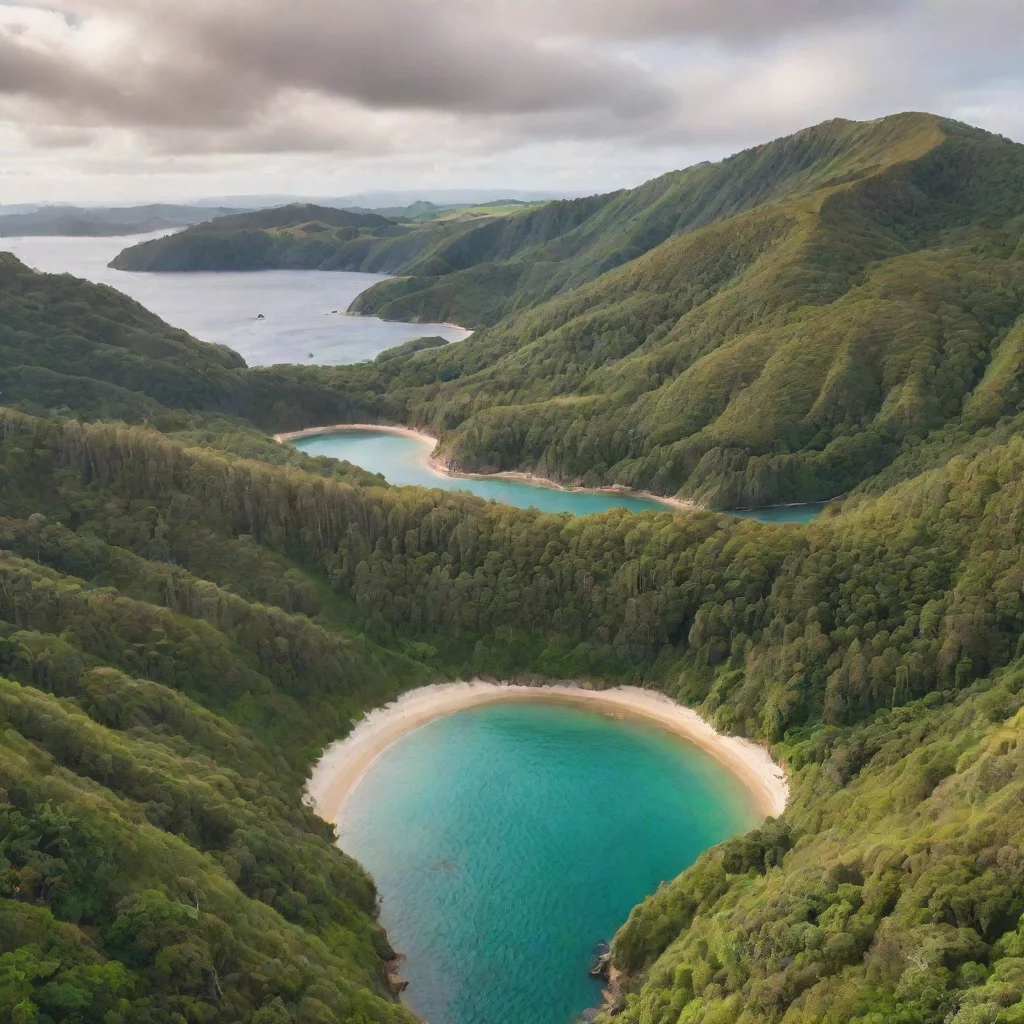 amazing forests rolling hills on shore pitureque bay of islands awesome portrait 2 wide