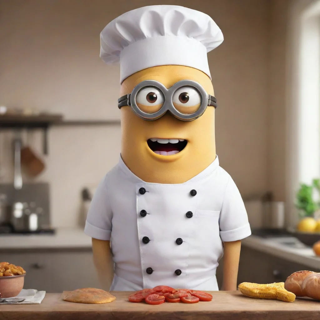 ai amazing funny minion chef awesome portrait 2