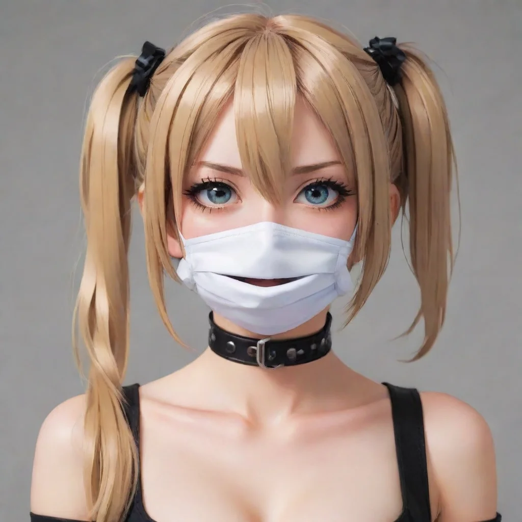 ai amazing gagged anime girl awesome portrait 2
