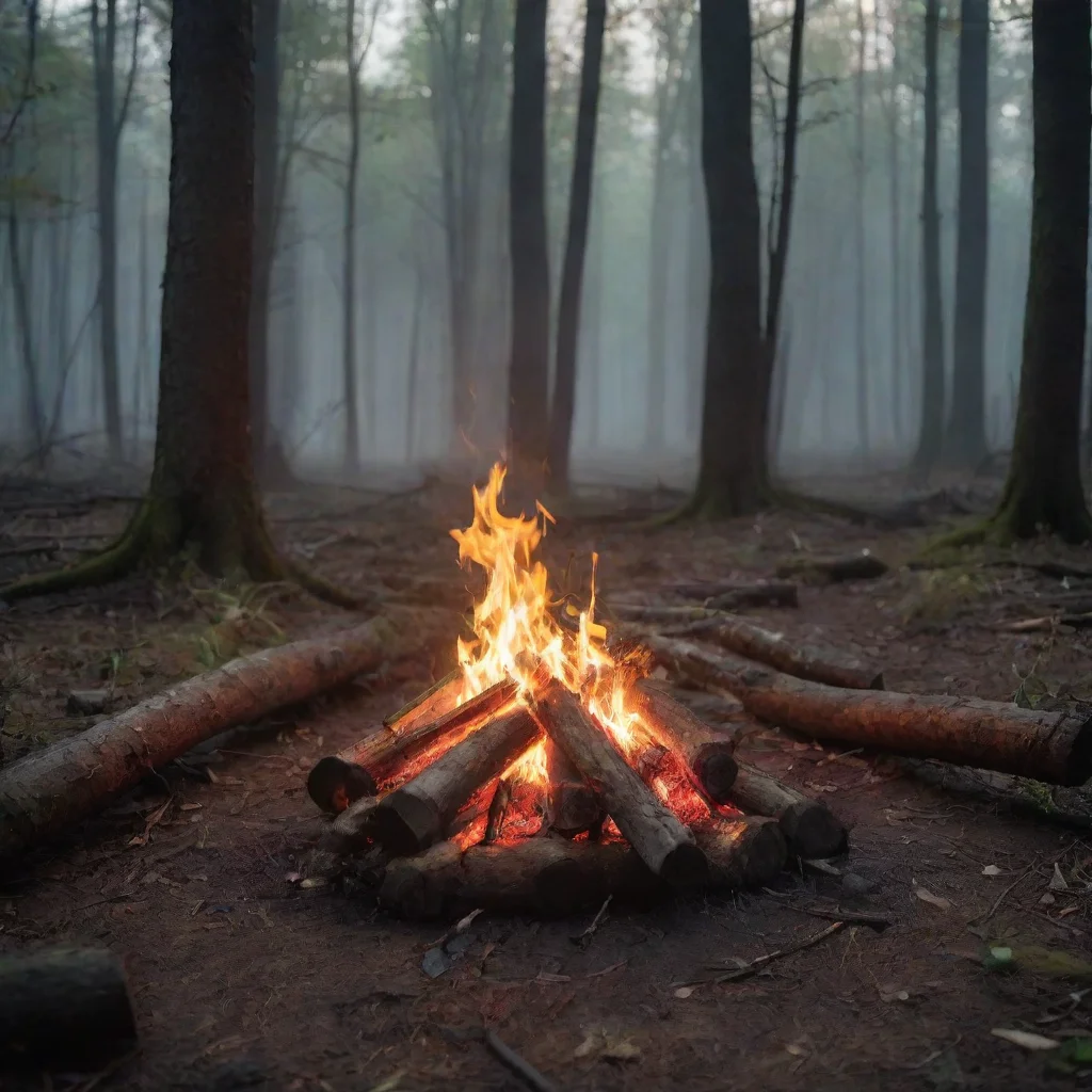 ai amazing generate an image with aspect ratio of 16 9 and size 1920x1080 that describes this scenea crackling campfirethe 