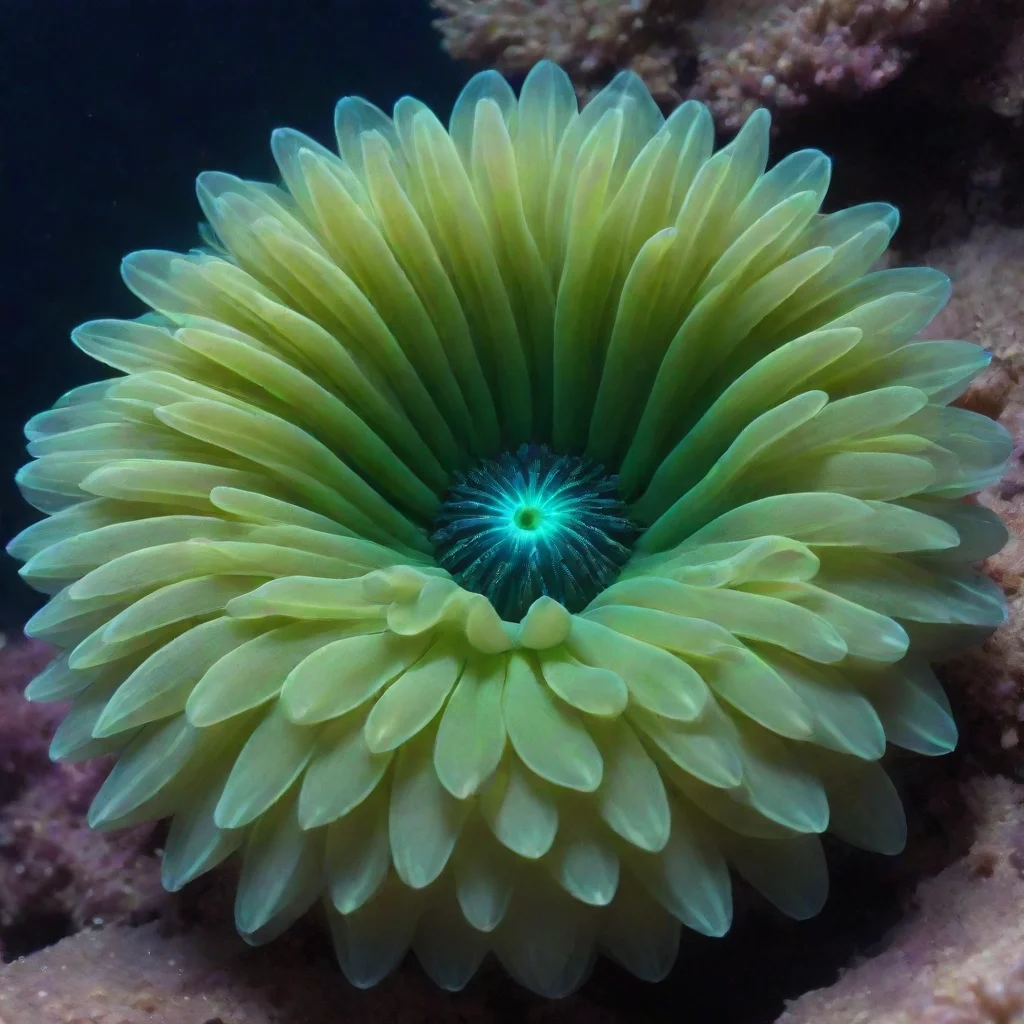 amazing giant green sea anemone awesome portrait 2