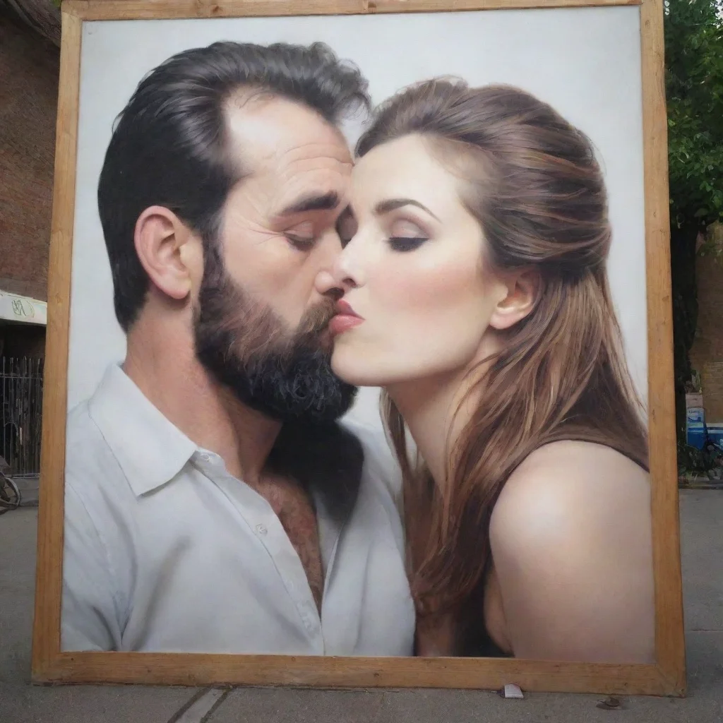  amazing giant man kissing awesome portrait 2