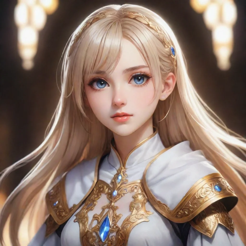 ai amazing girl cleric in anime style awesome portrait 2