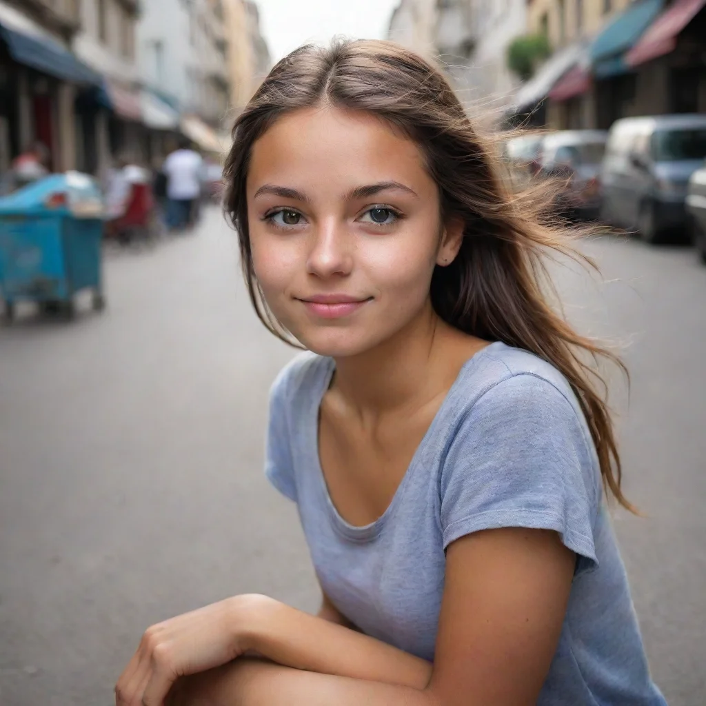  amazing girl working the street awesome portrait 2