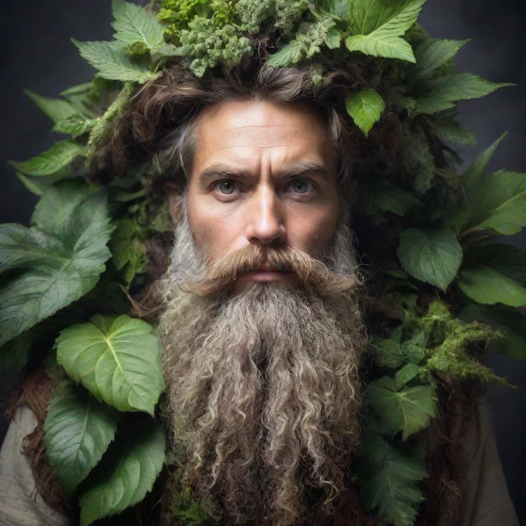 ai amazing god of plant lifebearded awesome portrait 2