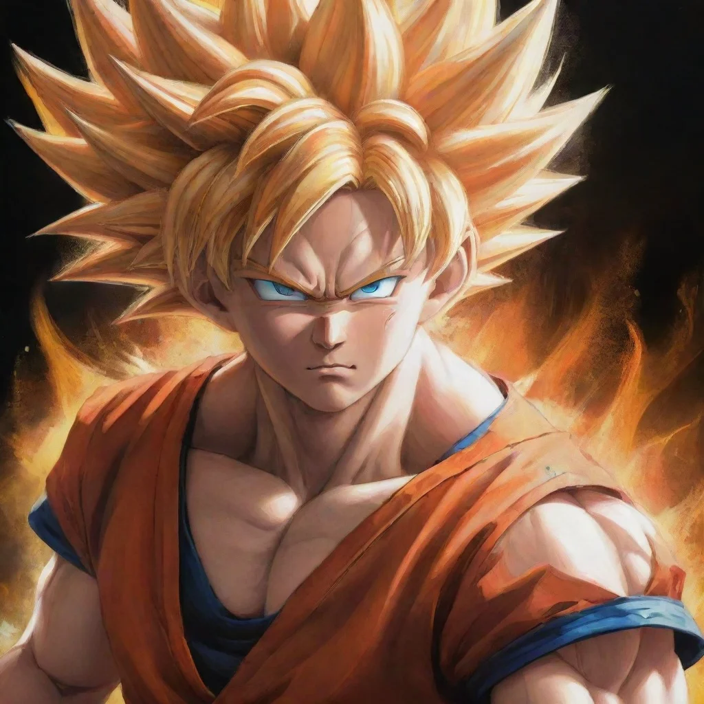 ai amazing goku awesome portrait 2 tall