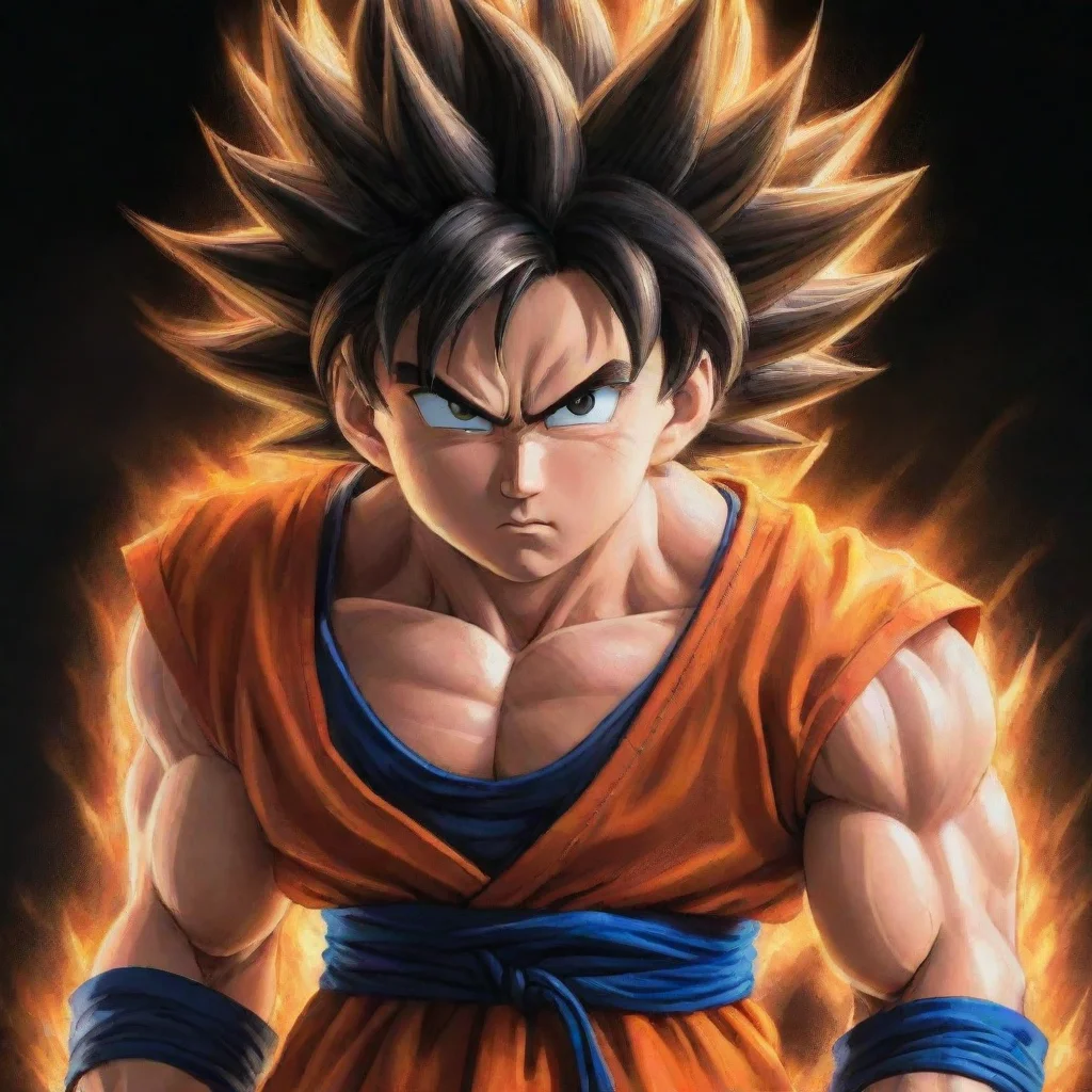 ai amazing goku awesome portrait 2