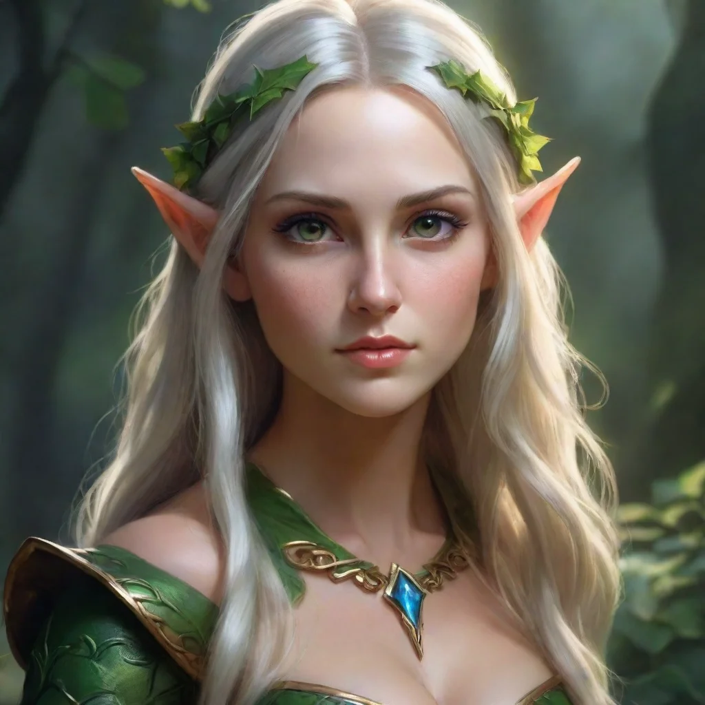 amazing good looking elf fantasy character awesome portrait 2