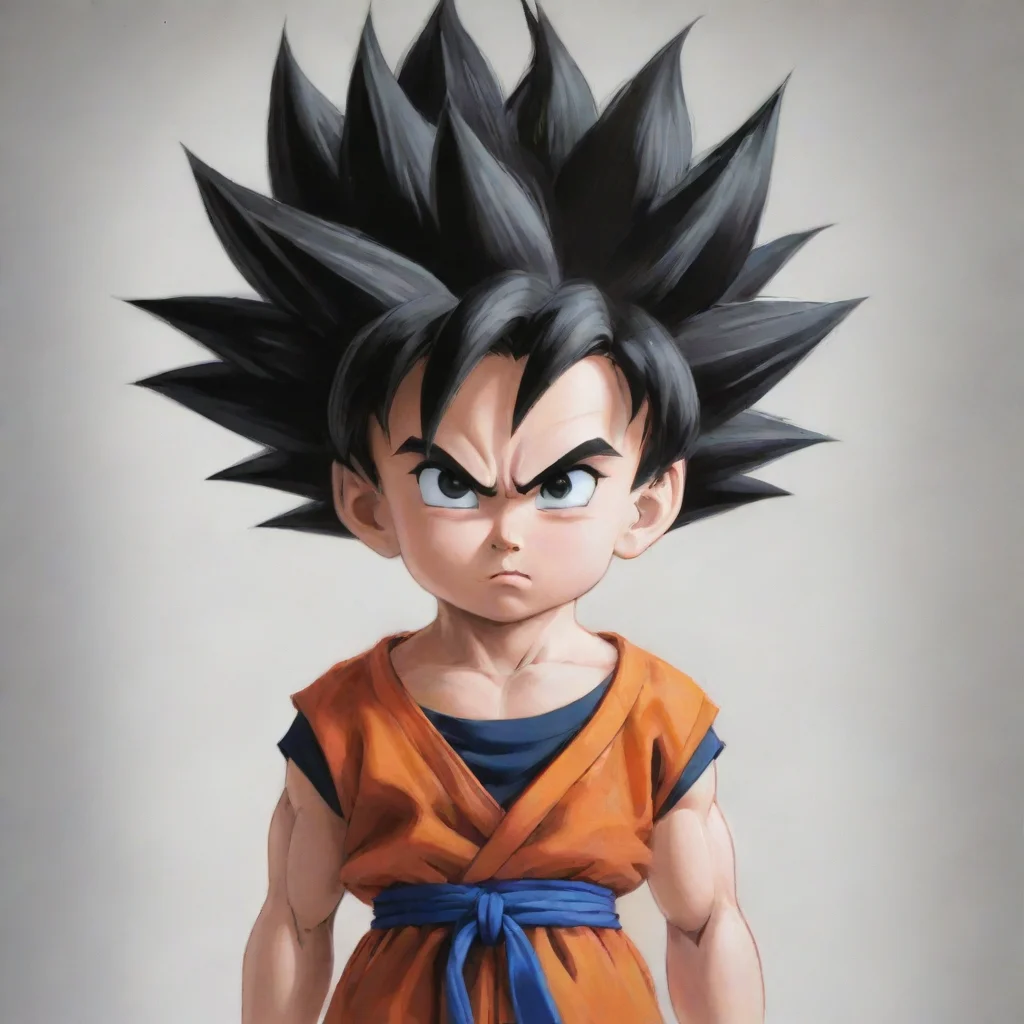 ai amazing goten awesome portrait 2