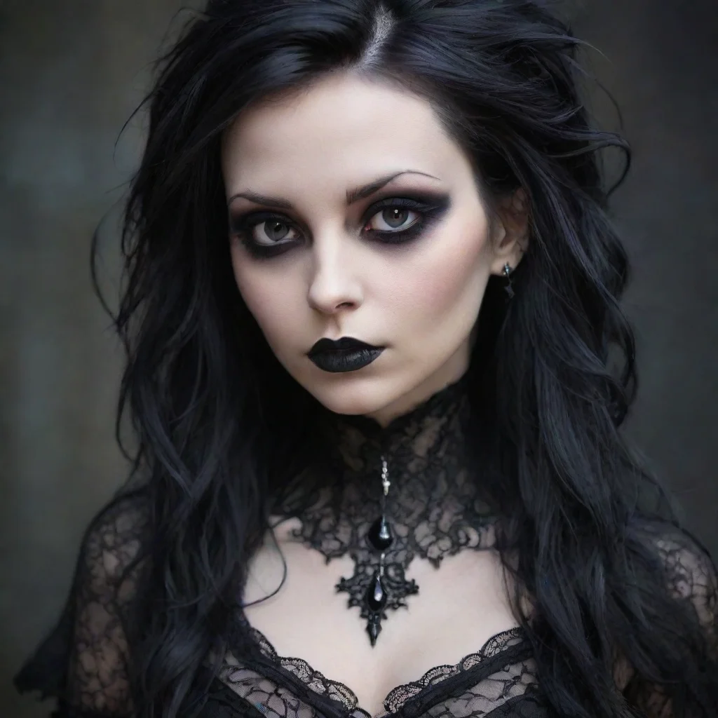 ai amazing goth chick awesome portrait 2