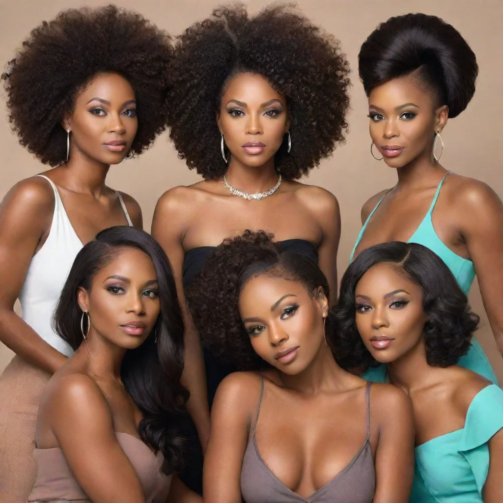  amazing group of glamorus black women awesome portrait 2