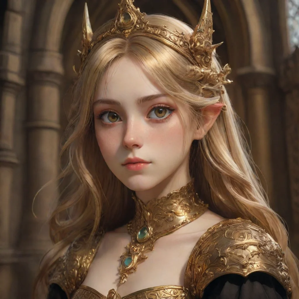 ai amazing highly detailed golden gothic artstation fantasy ghibliawesome portrait 2