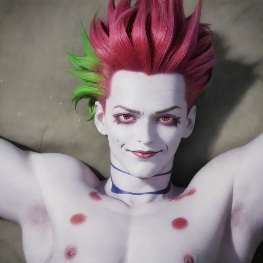 ai amazing hisoka morow laying back awesome portrait 2