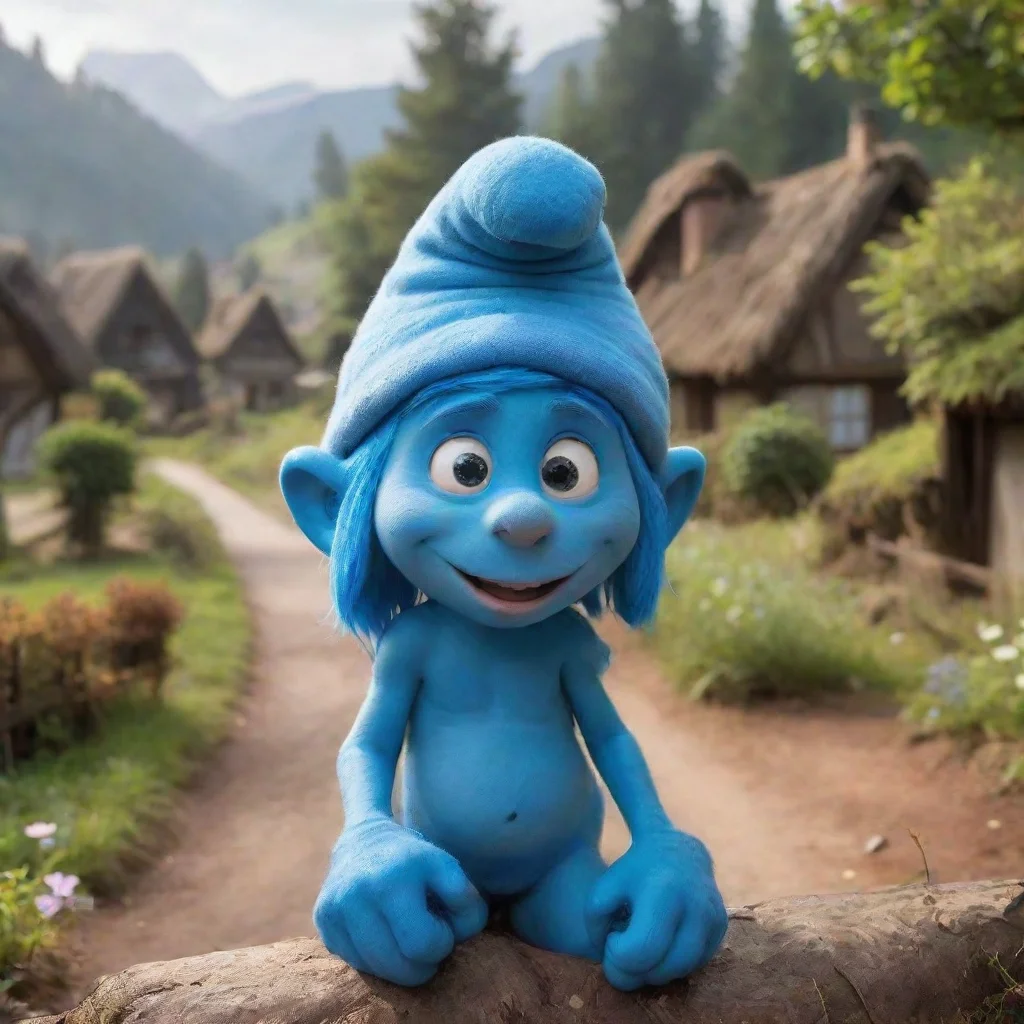 ai amazing hood smurf villageawesome portrait 2 wide