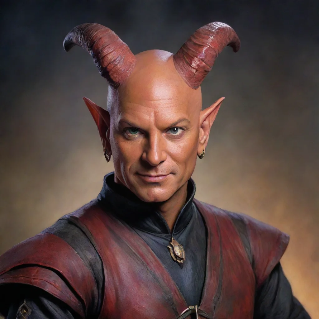  amazing howie mandel as a tiefling from dungeons and dragons awesome portrait 2