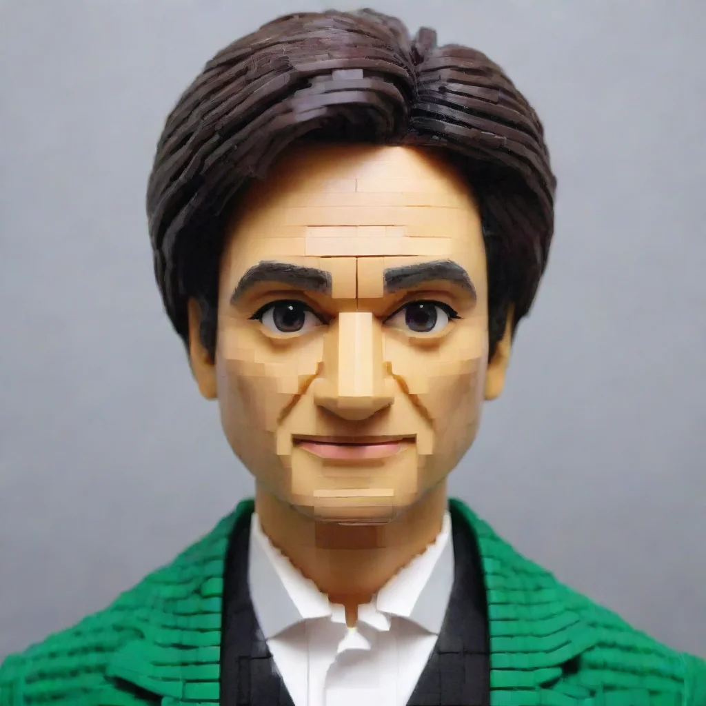 ai amazing human in lego world awesome portrait 2