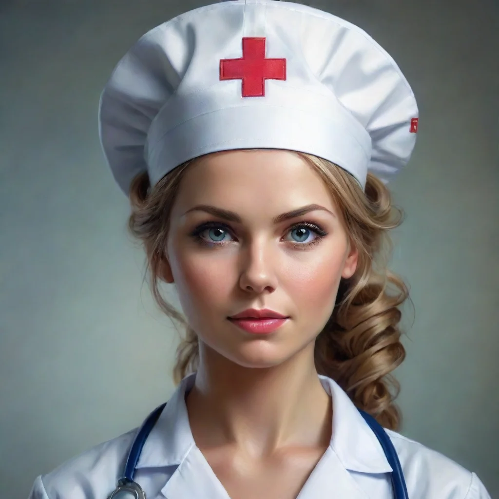 ai amazing human portrait fantasy female nurse awesome portrait 2
