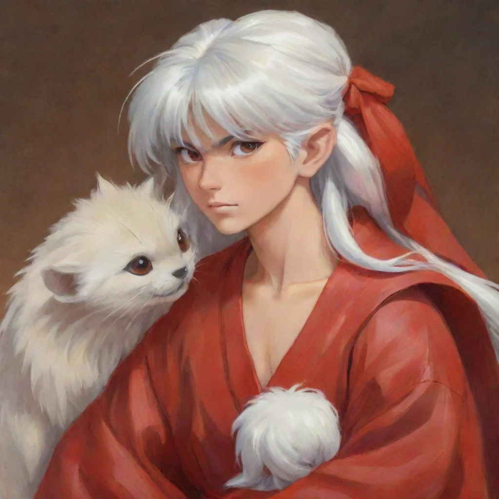 ai amazing inuyasha and shrunken shippo awesome portrait 2