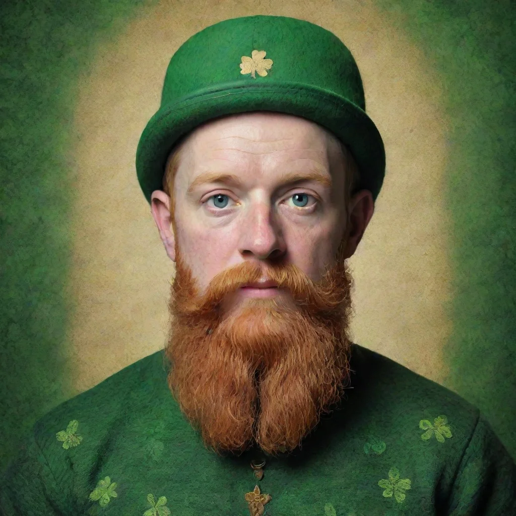 ai amazing irish pattern awesome portrait 2