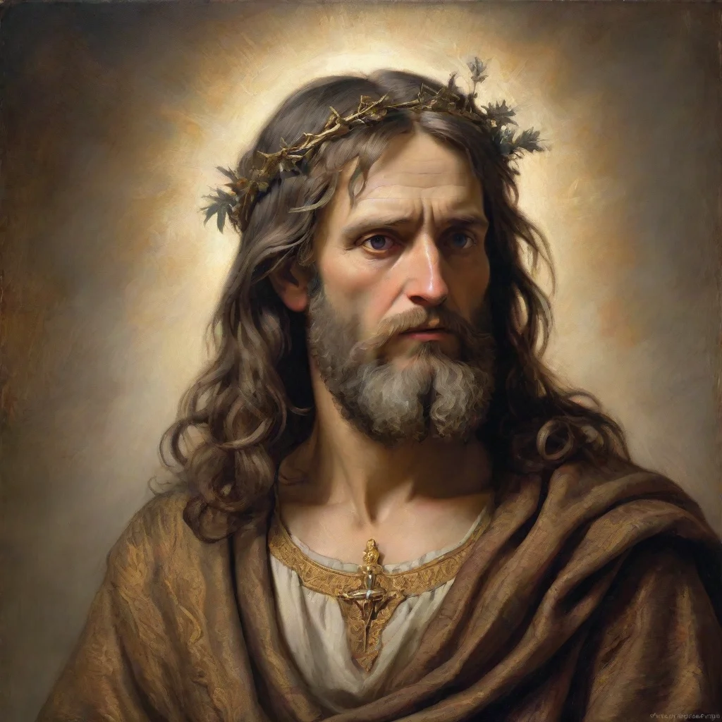 ai amazing jisus in gustave dors style awesome portrait 2